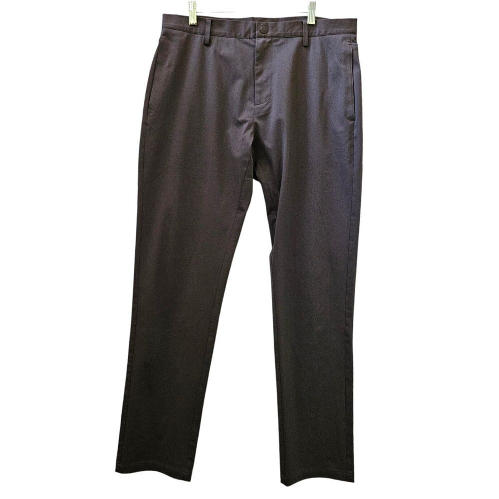 Ministry of Supply Pants Mens Grey Slim Ministry Tapered Golf 34x32 Performance